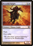 Benalish Knight (10E-11★)  Foil - Tenth Edition