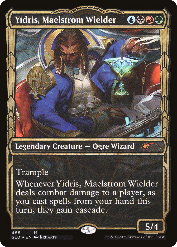 Yidris, Maelstrom Wielder (Gilded Foil) (SLD-455)  Foil - Secret Lair Drop: (Showcase)