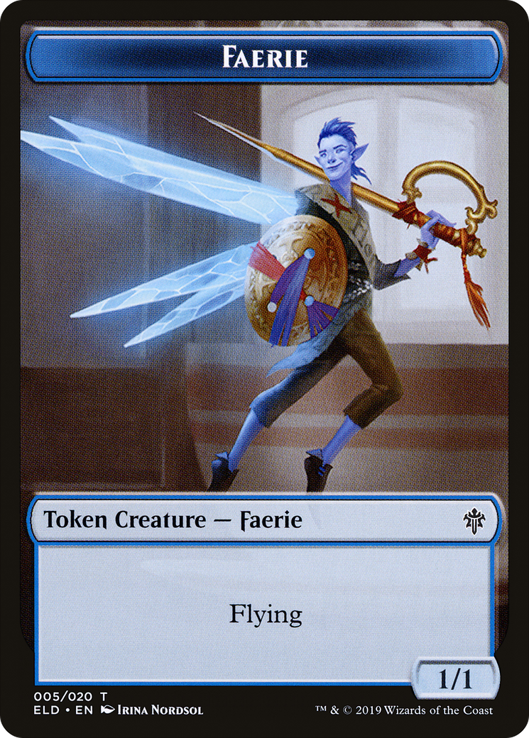 Faerie (TELD-005)  Foil - Throne of Eldraine Tokens