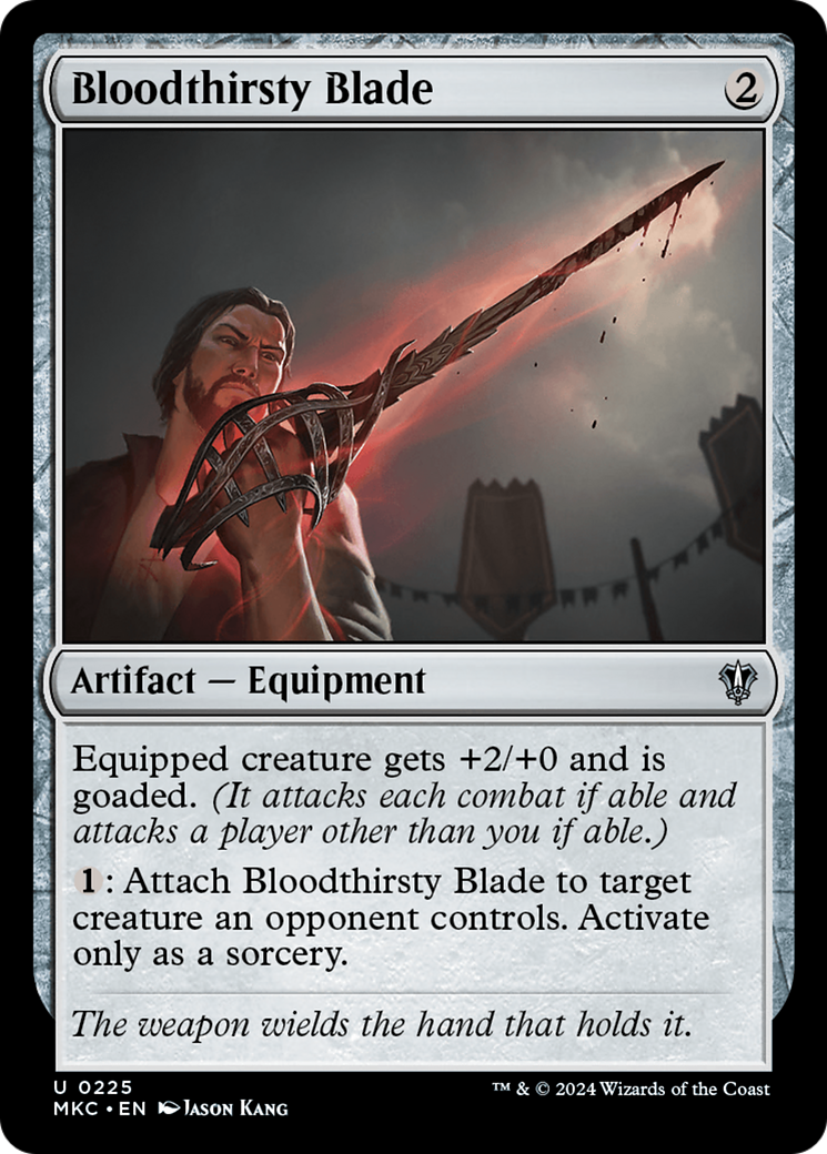 Bloodthirsty Blade (MKC-225)  - Murders at Karlov Manor Commander
