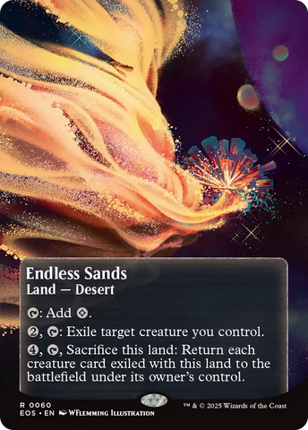 Endless Sands (0060) (Borderless) (EOS-060)  - Edge of Eternities: Stellar Sights
