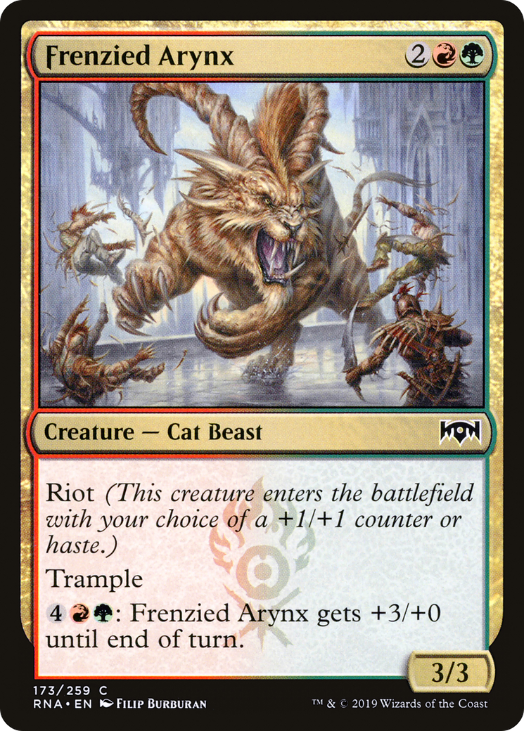 Frenzied Arynx (RNA-173)  Foil - Ravnica Allegiance