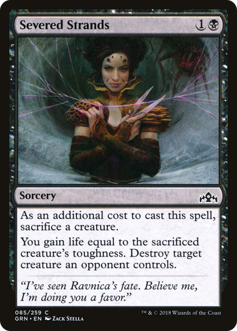 Severed Strands (GRN-085)  Foil - Guilds of Ravnica