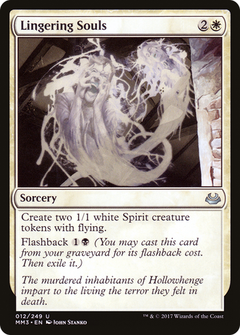 Lingering Souls (MM3-012)  Foil - Modern Masters 2017