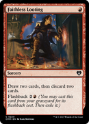 Faithless Looting (CMM-220)  Foil - Commander Masters