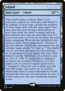 Island (255) (Full-Text Lands) (SLD-255)  Foil - Secret Lair Drop