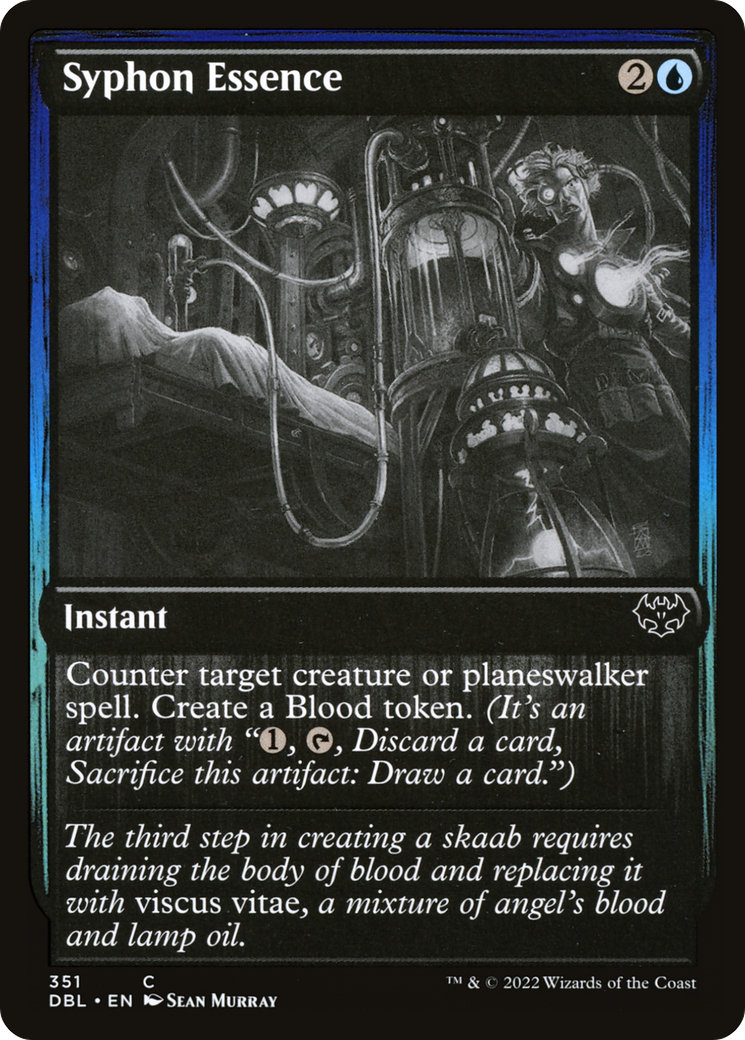 Syphon Essence (DBL-351)  Foil - Innistrad: Double Feature