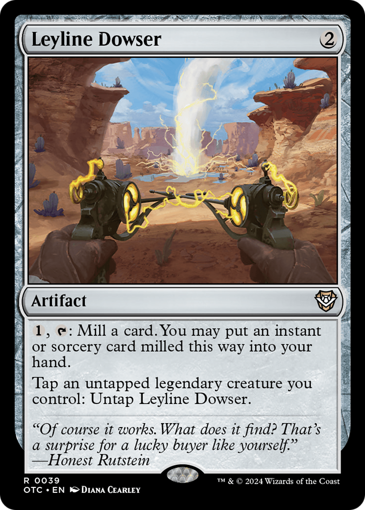 Leyline Dowser (OTC-039)  - Outlaws of Thunder Junction Commander