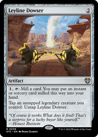 Leyline Dowser (OTC-039)  - Outlaws of Thunder Junction Commander