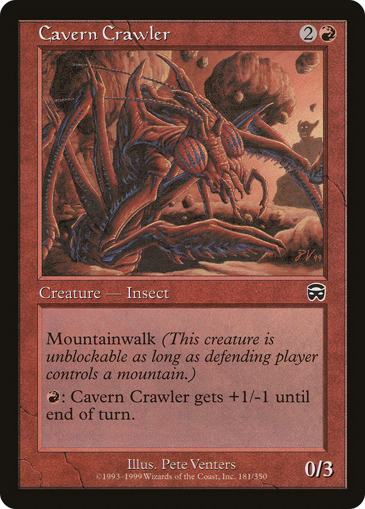 Cavern Crawler (MMQ-181)  - Mercadian Masques