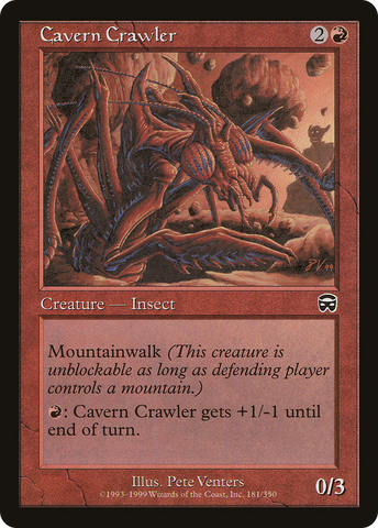 Cavern Crawler (MMQ-181)  - Mercadian Masques