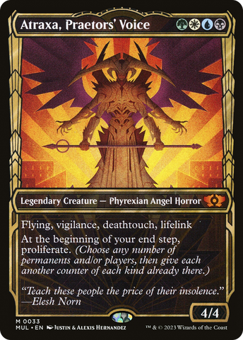 Atraxa, Praetors' Voice (MUL-033)  Foil - Multiverse Legends: (Showcase)