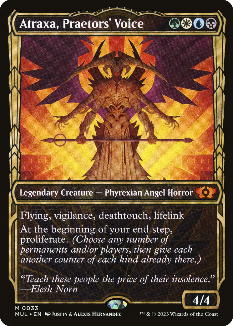 Atraxa, Praetors' Voice (MUL-033)  Foil - Multiverse Legends: (Showcase)