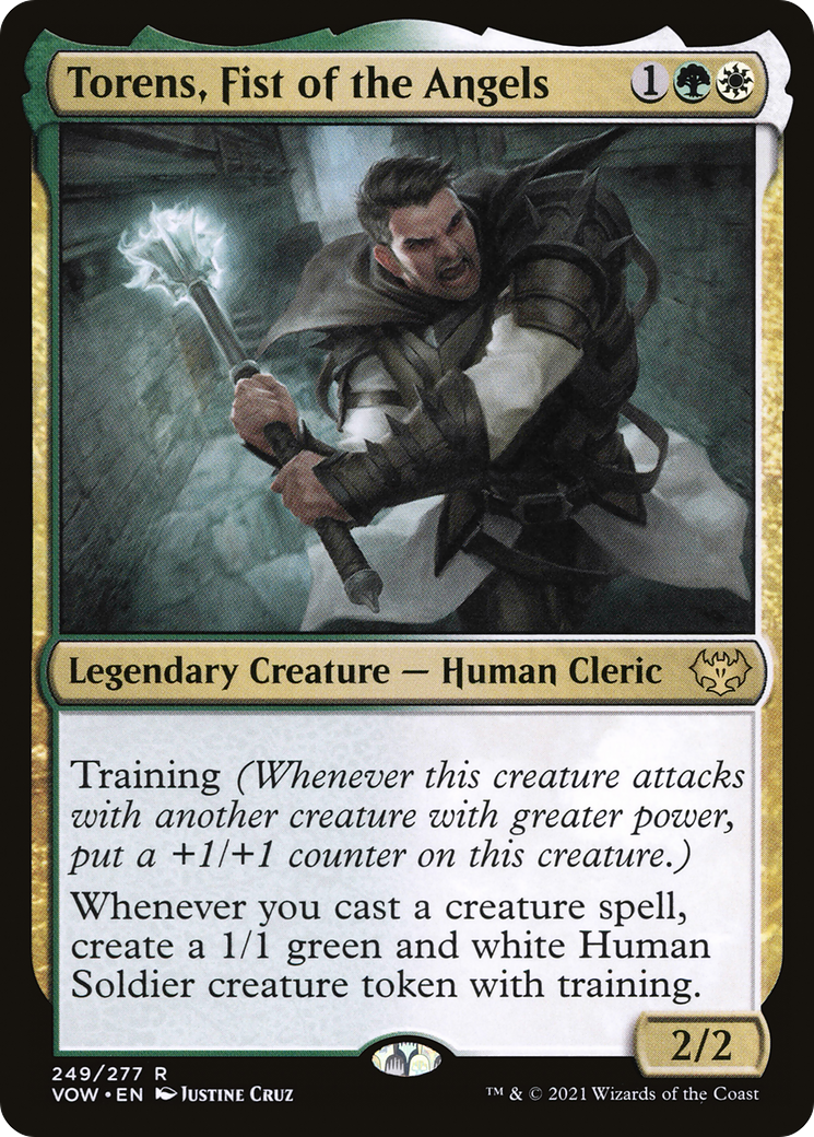 Torens, Fist of the Angels (VOW-249)  Foil - Innistrad: Crimson Vow