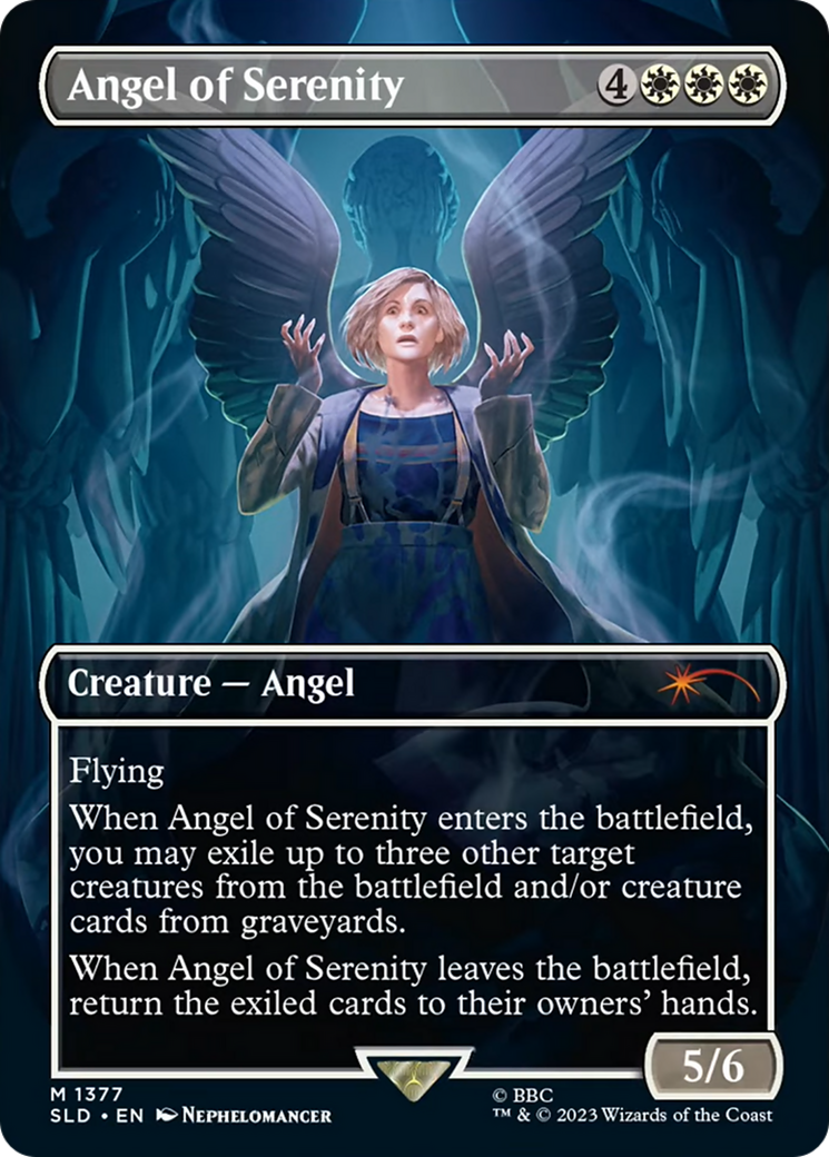 Angel of Serenity (SLD-1377)  Foil - Secret Lair Drop (Borderless)
