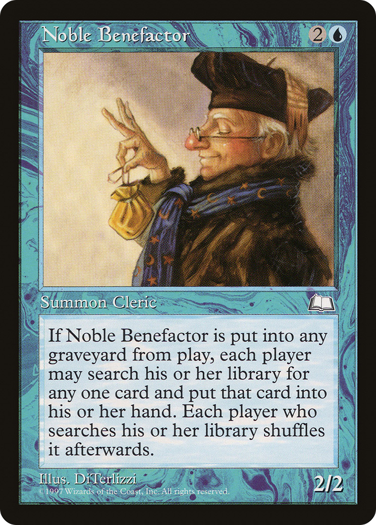 Noble Benefactor (WTH-)  - Weatherlight