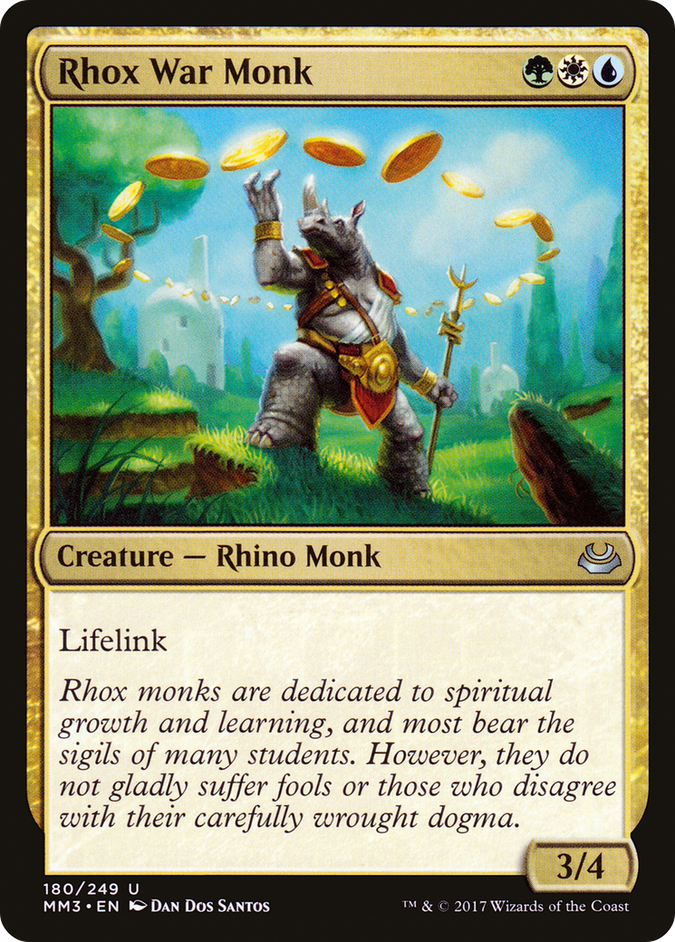 Rhox War Monk (MM3-180)  - Modern Masters 2017
