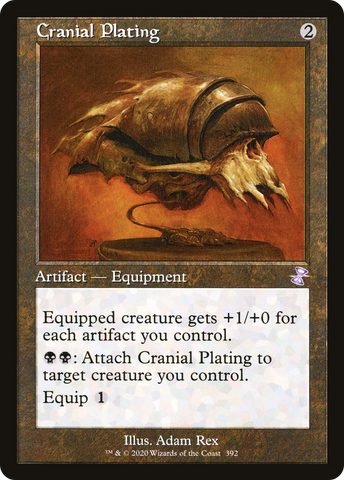Cranial Plating (TSR-392)  Foil - Time Spiral Remastered
