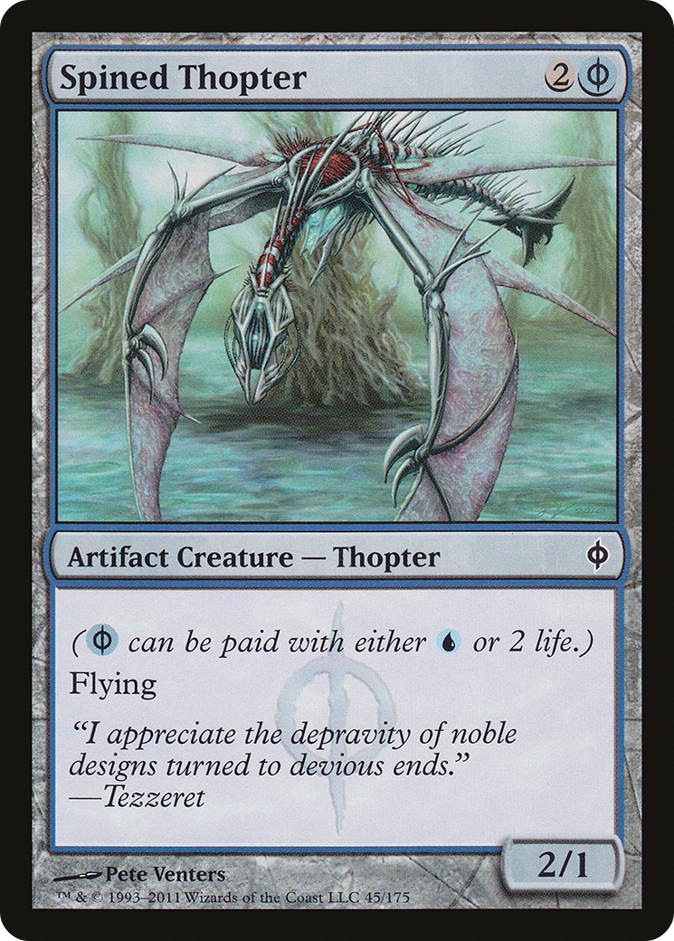 Spined Thopter (NPH-045) - New Phyrexia Foil