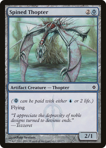 Spined Thopter (NPH-045)  Foil - New Phyrexia