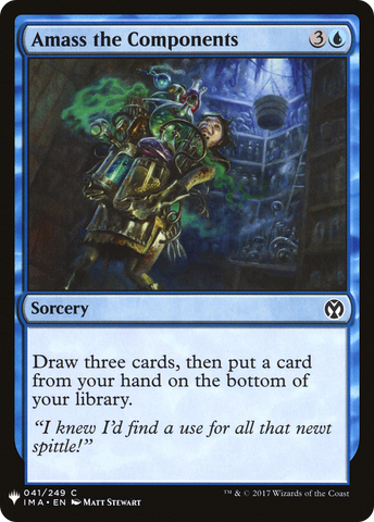 Amass the Components (LIST-IMA-41)  - The List