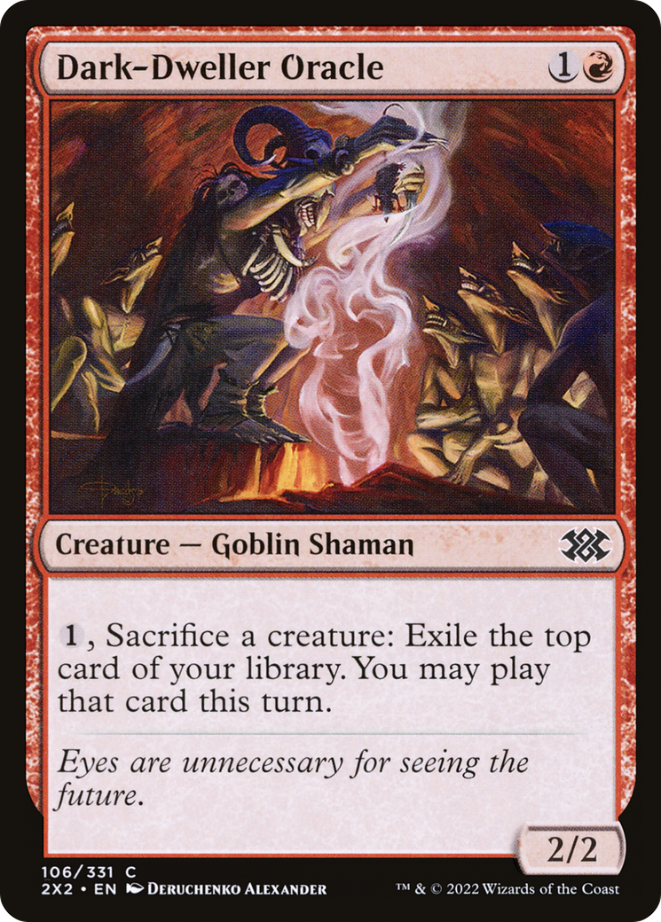 Dark-Dweller Oracle (2X2-106)  Foil - Double Masters 2022