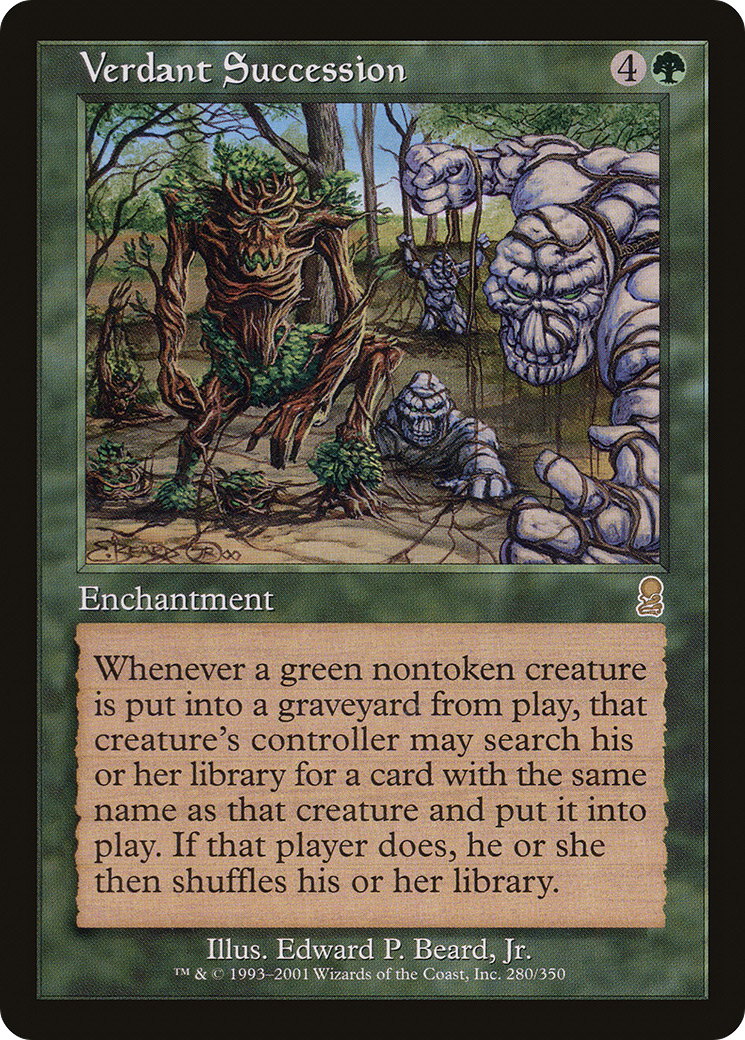 Verdant Succession (ODY-280)  Foil - Odyssey
