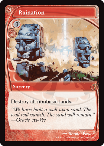 Ruination (Future Sight) (MB2-199)  Foil - Mystery Booster 2