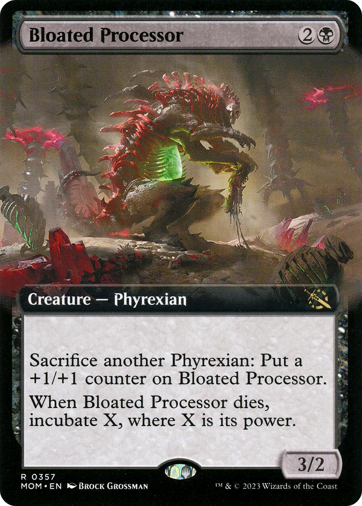Bloated Processor (Extended Art) (MOM-357)  - March of the Machine: (Extended Art)
