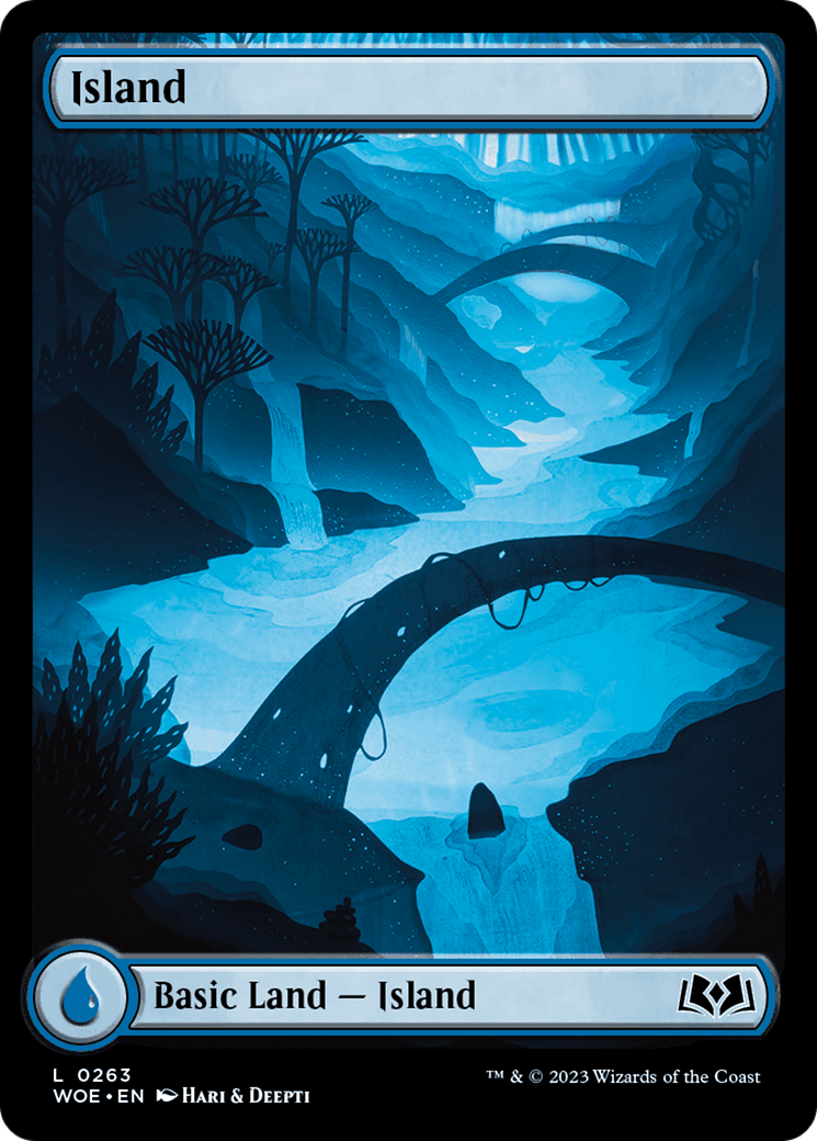 Island (0263) (WOE-263)  - Wilds of Eldraine: (Full Art)