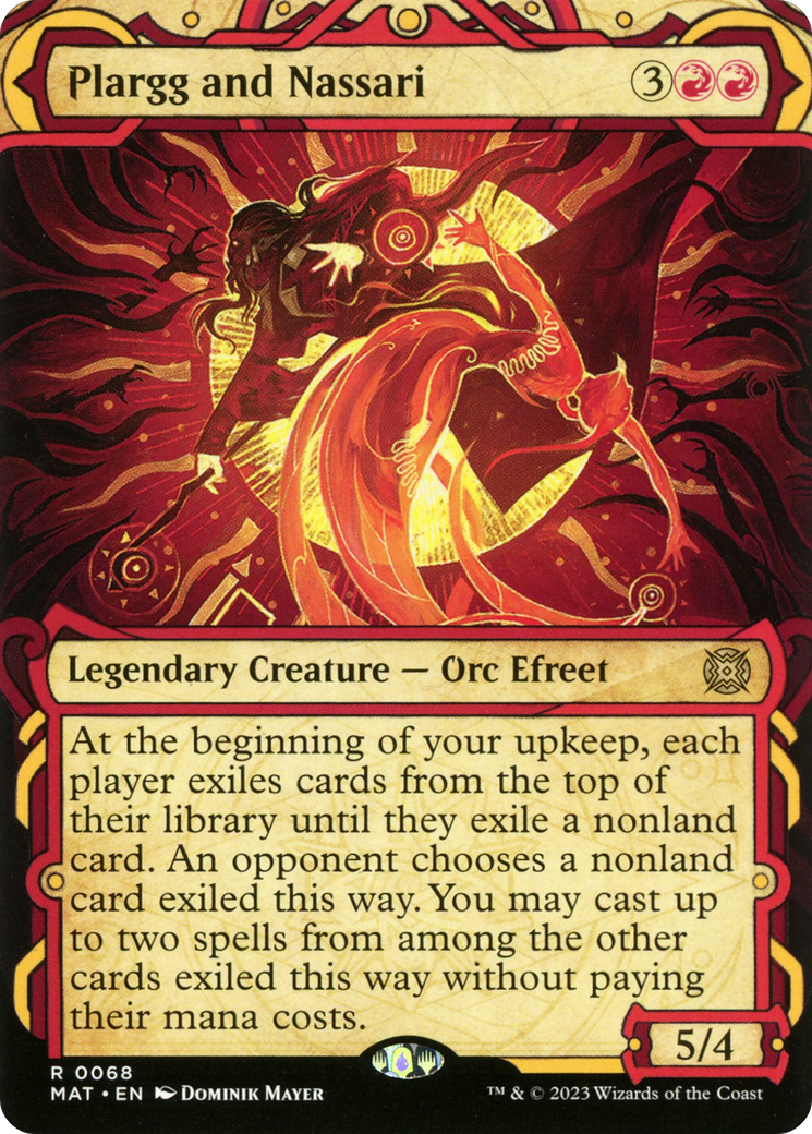 Plargg and Nassari (Showcase) (MAT-068)  - March of the Machine: The Aftermath: (Showcase) (Borderless)