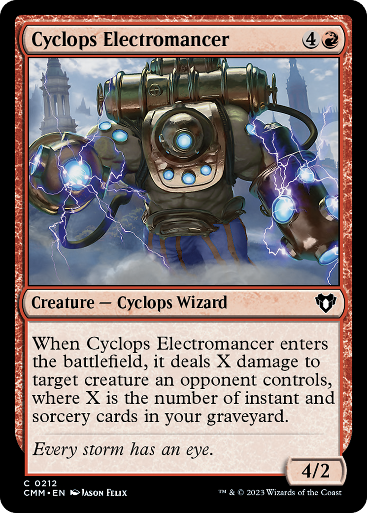 Cyclops Electromancer (CMM-212)  - Commander Masters