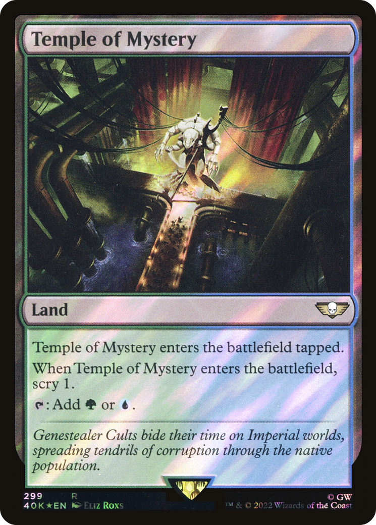 Temple of Mystery (Surge Foil) (40K-299)  Foil - Warhammer 40,000 Commander