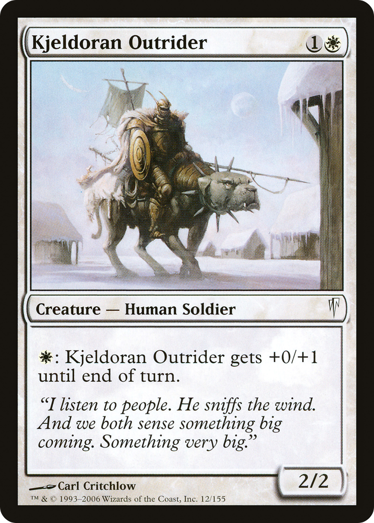Kjeldoran Outrider (CSP-012)  - Coldsnap