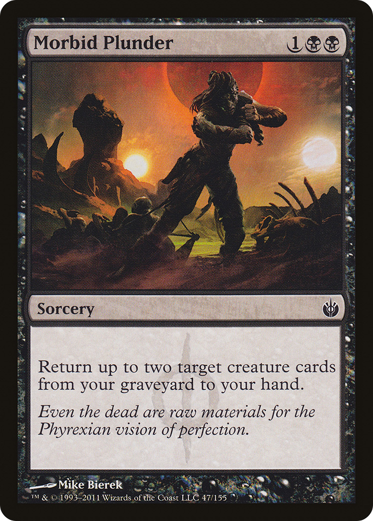 Morbid Plunder (MBS-047)  Foil - Mirrodin Besieged
