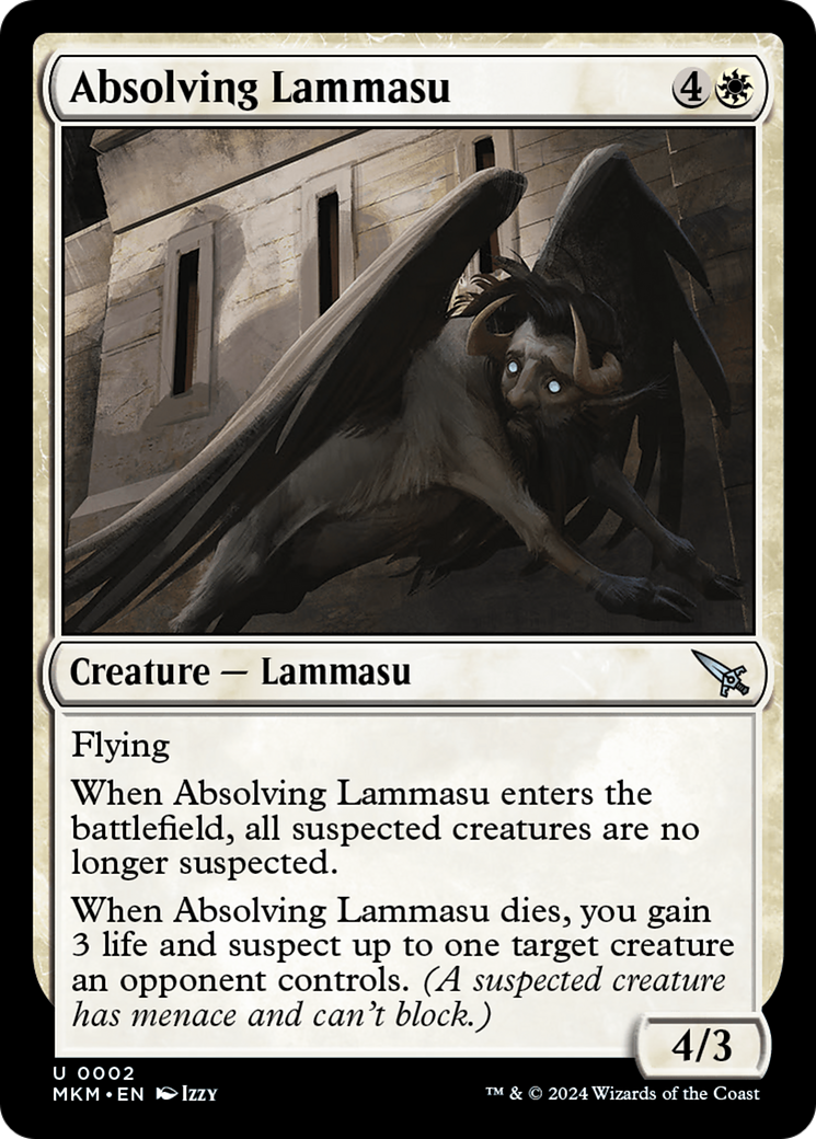 Absolving Lammasu (MKM-002)  Foil - Murders at Karlov Manor