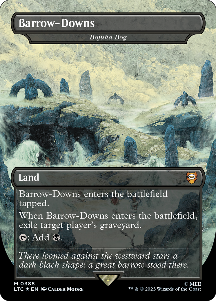 Barrow-Downs - Bojuka Bog (Surge Foil) (LTC-388)  Foil - Tales of Middle-earth Commander / Barrow-Downs (Borderless)