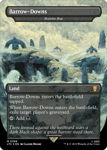 Barrow-Downs - Bojuka Bog (Surge Foil) (LTC-388)  Foil - Tales of Middle-earth Commander / Barrow-Downs (Borderless)
