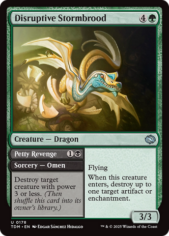 Disruptive Stormbrood (TDM-178)  - Tarkir: Dragonstorm