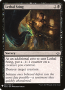 Lethal Sting (LIST-HOU-67)  - The List
