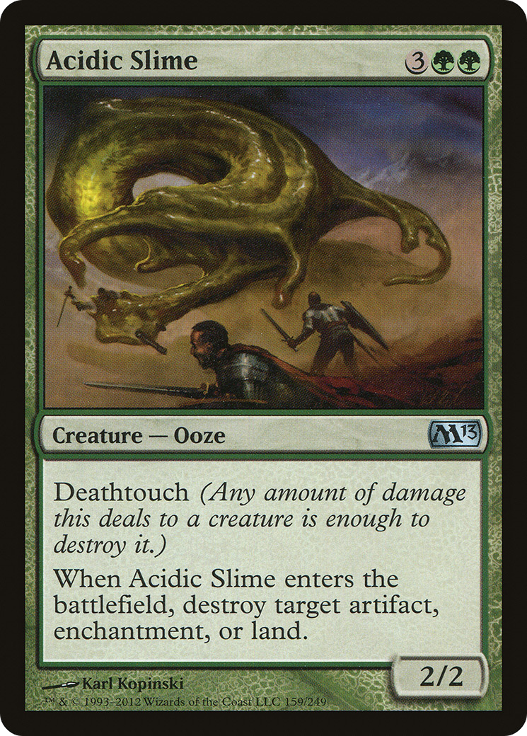 Acidic Slime (M13-159)  Foil - Magic 2013