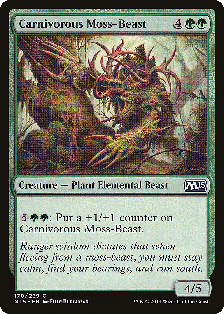 Carnivorous Moss-Beast (M15-170)  Foil - Magic 2015