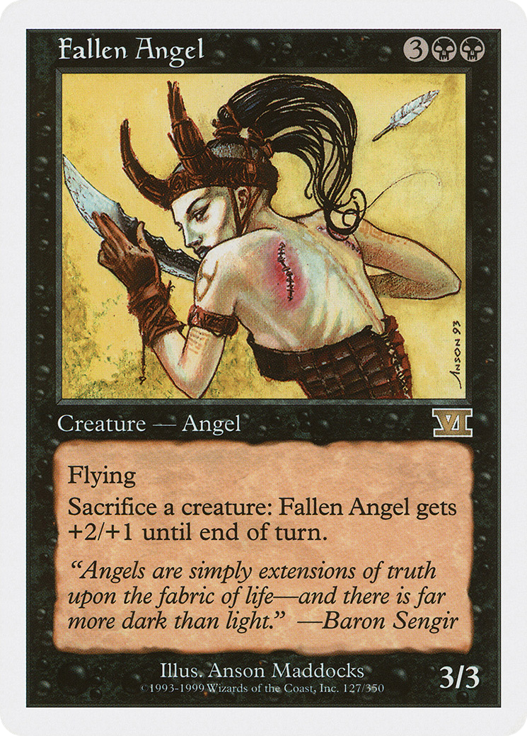 Fallen Angel (6ED-127)  - Classic Sixth Edition
