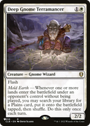 Deep Gnome Terramancer (LIST-658)  - The List: (Extended Art)