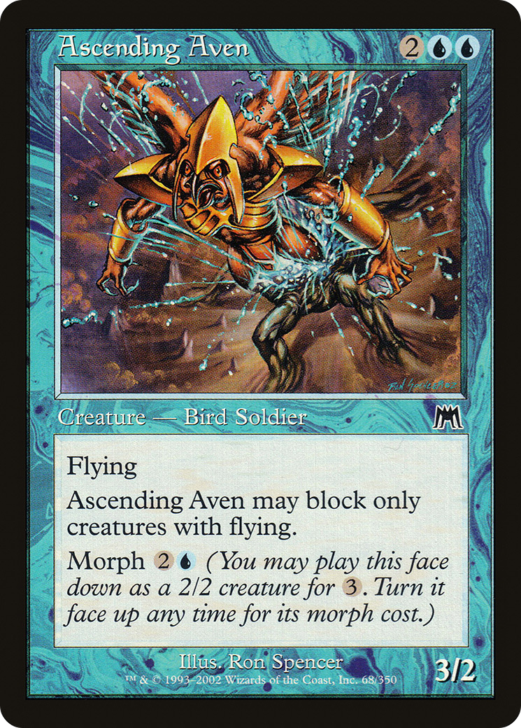 Ascending Aven (ONS-068)  Foil - Onslaught