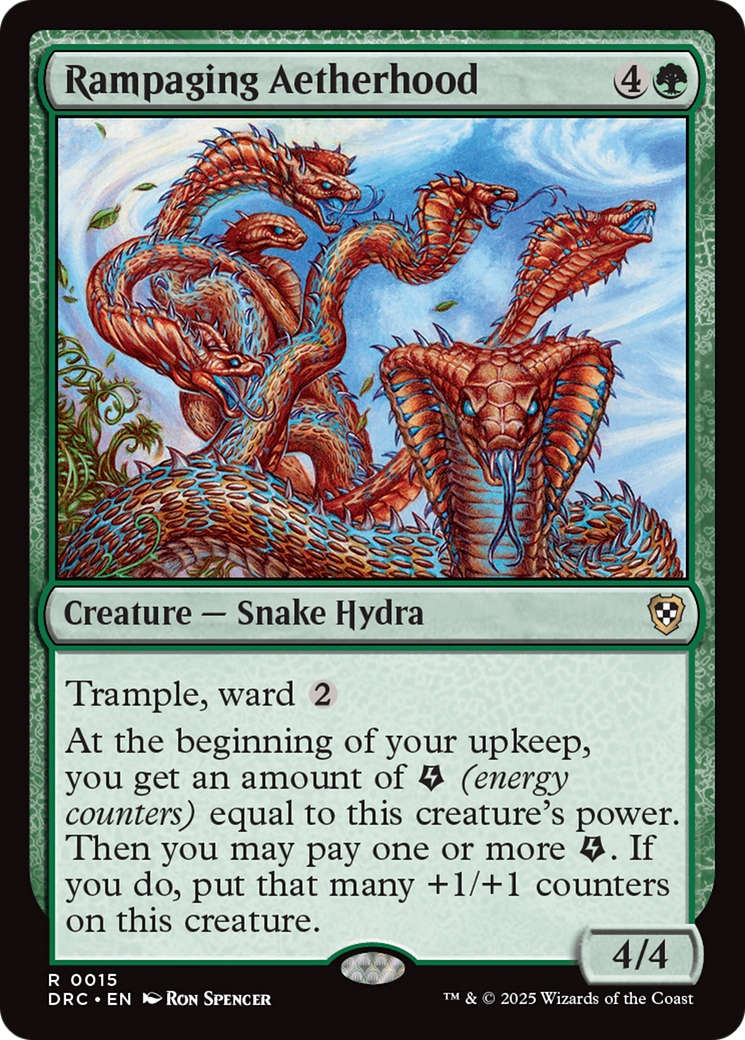 Rampaging Aetherhood (DRC-015)  - Commander: Aetherdrift