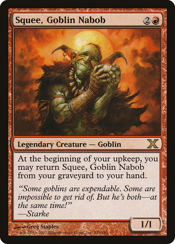 Squee, Goblin Nabob (10E-239)  - Tenth Edition