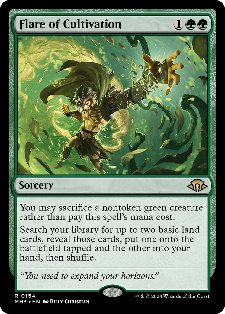 Flare of Cultivation (MH3-154)  Foil - Modern Horizons 3