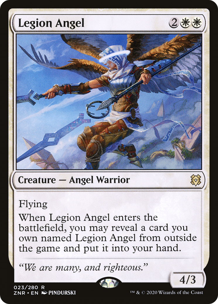 Legion Angel (ZNR-023)  Foil - Zendikar Rising