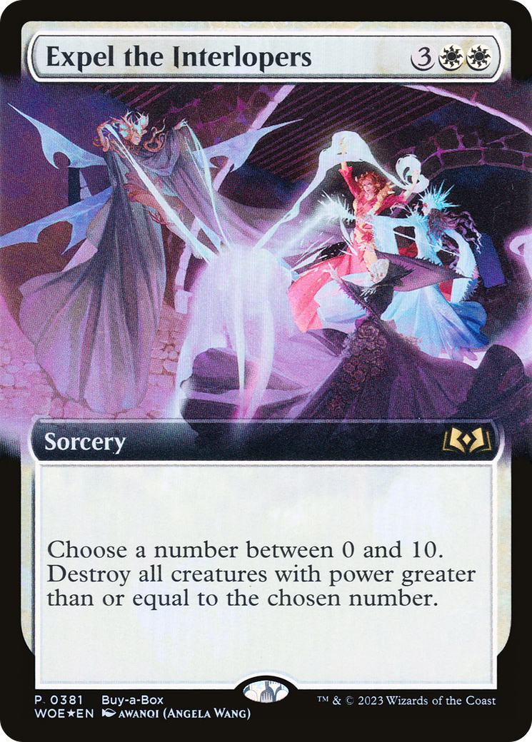 Expel the Interlopers (BABP-381)  Foil - Wilds of Eldraine: (Extended Art)